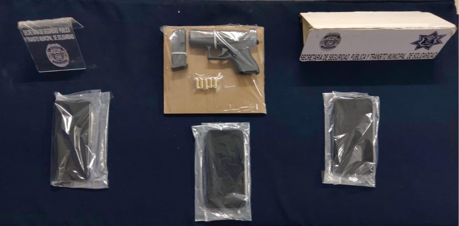 Detienen presunta banda internacional el Playa del Carmen; colombianos, canadiense, argentina y mexicanos, entre los asegurados con arma de fuego.