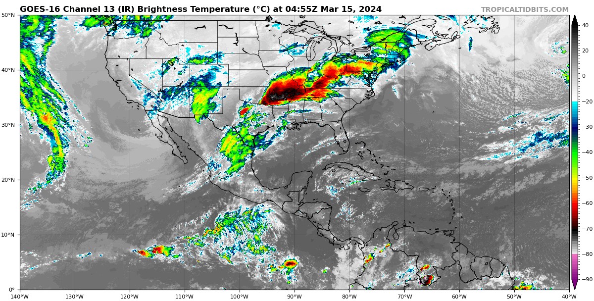 Pronóstico del clima para hoy viernes 15 de marzo de 2024 en Quintana Roo; ambiente templado durante la mañana y caluroso a muy caluroso por la tarde.