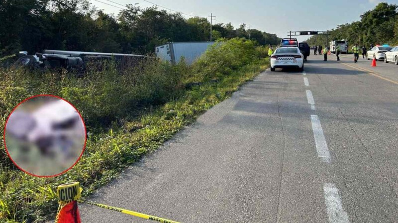 Otro trágico accidente carretero en Felipe Carrillo Puerto