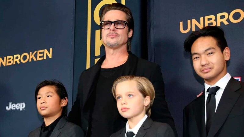 Brad Pitt renuncia a la custodia compartida de sus hijos