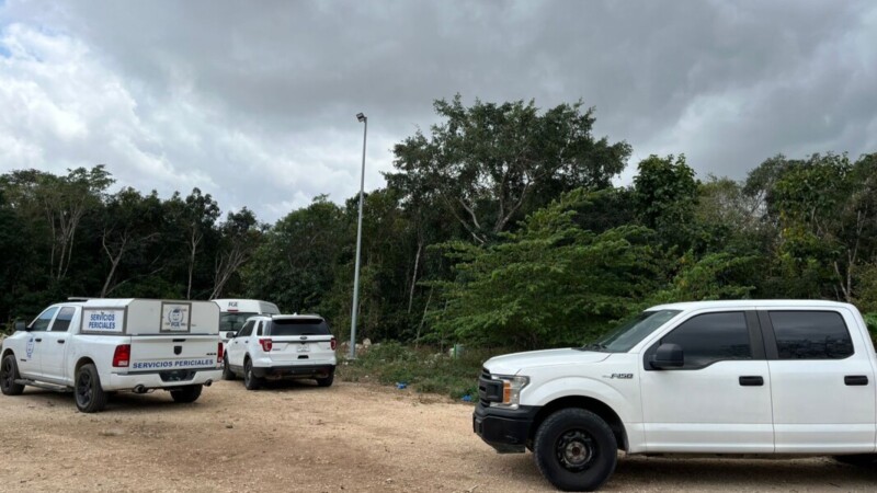 Buscan más restos humanos en la zona del fraccionamiento Aloja de Cancún