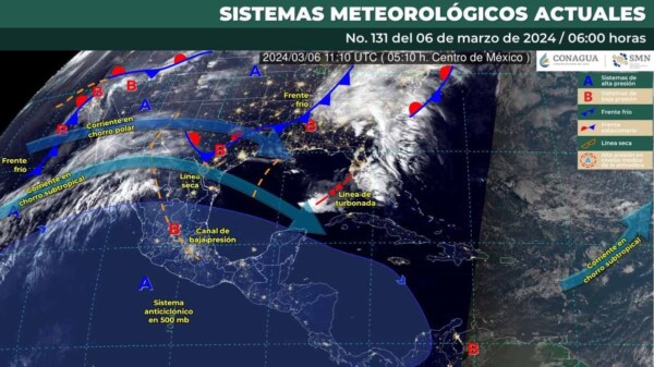 Pronóstico del clima para hoy miércoles 6 de marzo de 2024 en Quintana Roo