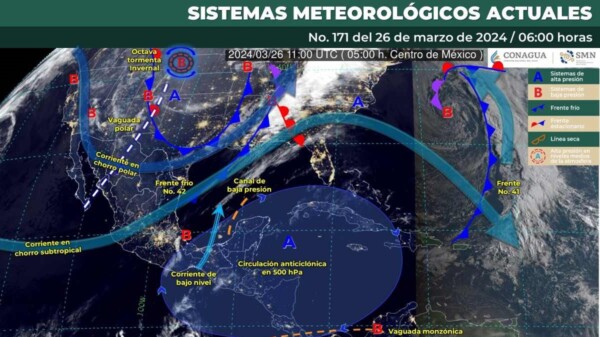 Pronóstico del clima para hoy martes 26 de marzo de 2024 en Quintana Roo