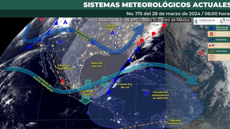 Pronóstico del clima para hoy jueves 28 de marzo de 2024 en Quintana Roo