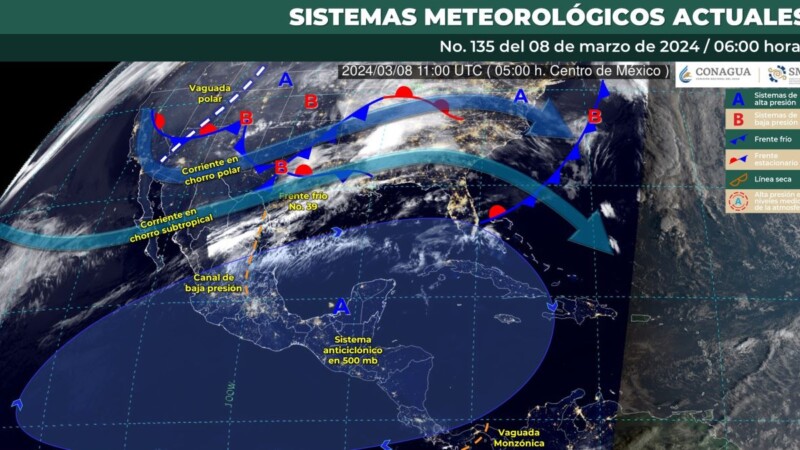 Pronóstico del clima para hoy jueves 7 de marzo de 2024 en Quintana Roo