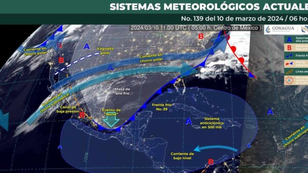 Pronóstico del clima para hoy domingo 10 de marzo 2024 en Quintana Roo