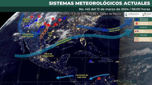 Pronóstico del clima para hoy miércoles 13 de marzo de 2024 en Quintana Roo
