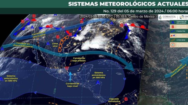 Pronóstico del clima para hoy martes 5 de marzo de 2024 en Quintana Roo