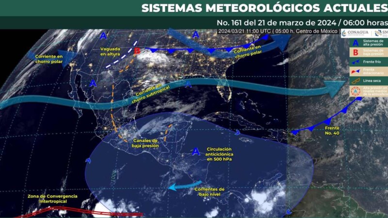Pronóstico del clima para hoy jueves 21 de marzo de 2024 en Quintana Roo