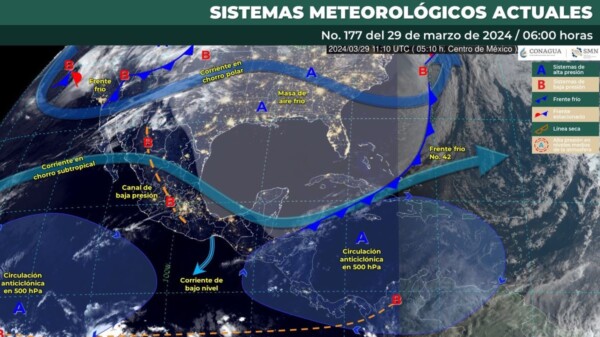 Pronóstico del clima para hoy viernes 29 de marzo de 2024 en Quintana Roo