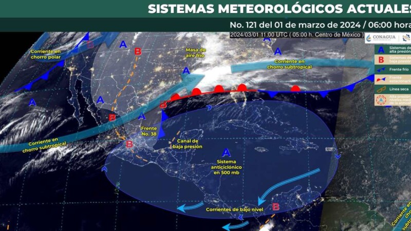 Pronóstico del clima para hoy viernes 1 de marzo de 2024 en Quintana Roo
