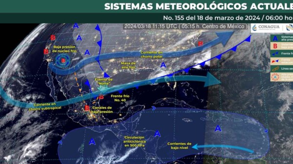 Pronóstico del clima para hoy lunes 18 de marzo de 2024 en Quintana Roo