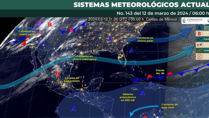 Pronóstico del clima para hoy martes 12 de marzo 2023 en Quintana Roo
