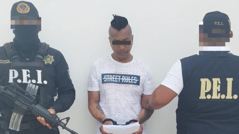 Detienen en Mérida a homicida buscado en la Ciudad de México