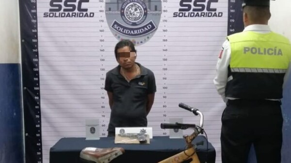 Detienen a pistolero tras percance vial en Playa del Carmen