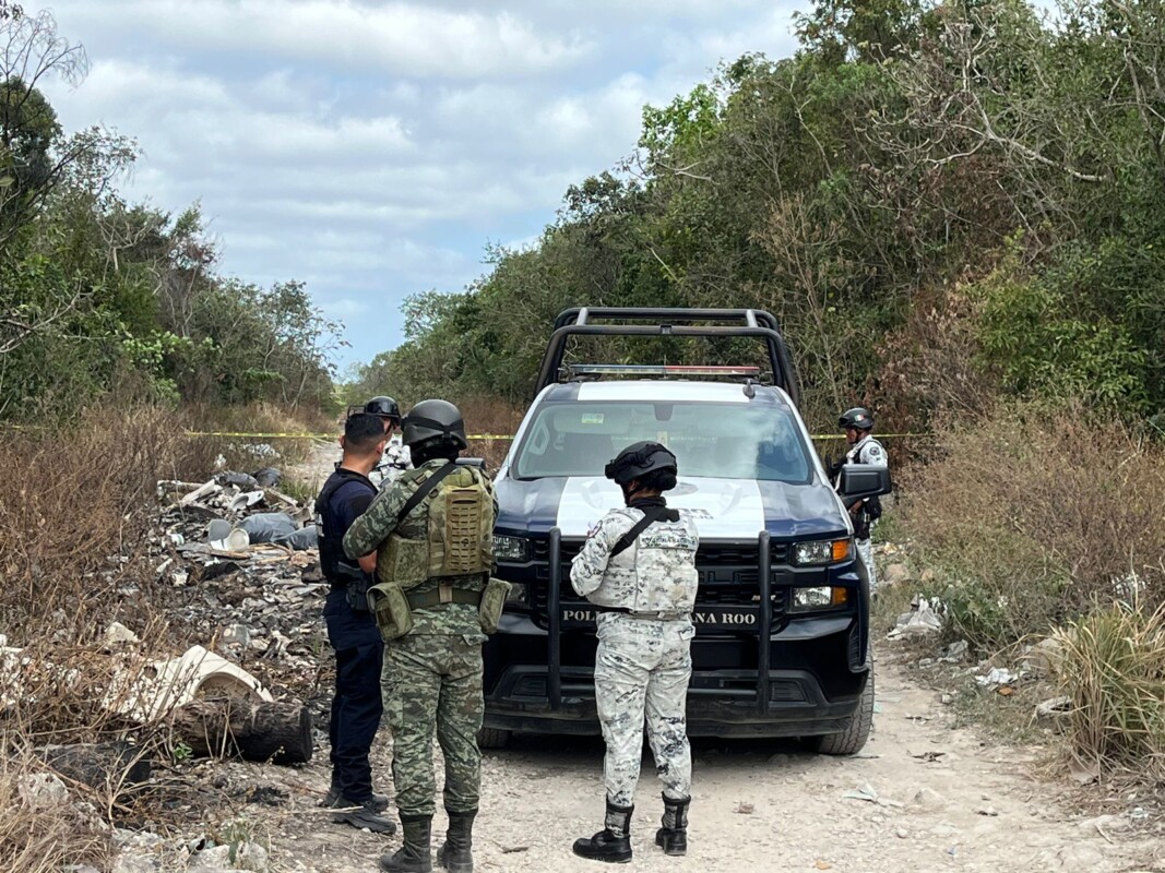 Hallan restos humanos embolsados en la Región 214 de Cancún; por ahora se ignora si se trata de una o dos víctimas descuartizadas.