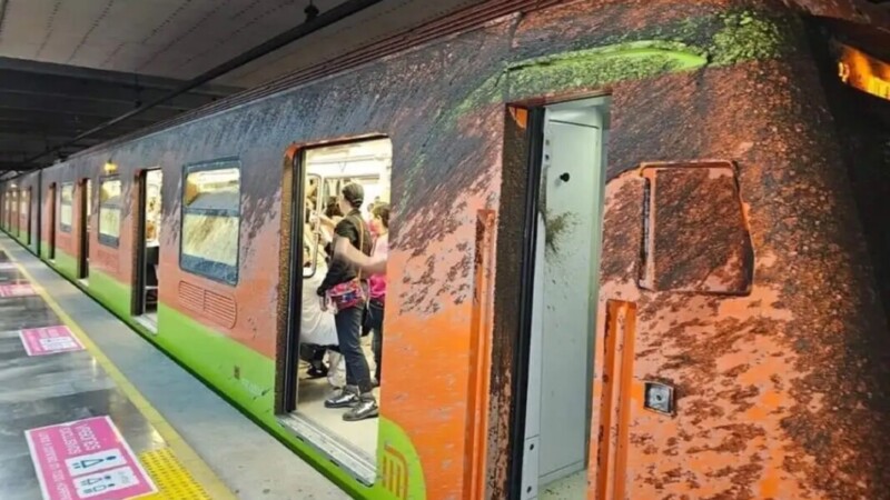 Cayeron 2.5 toneladas de lodo al túnel del Metro