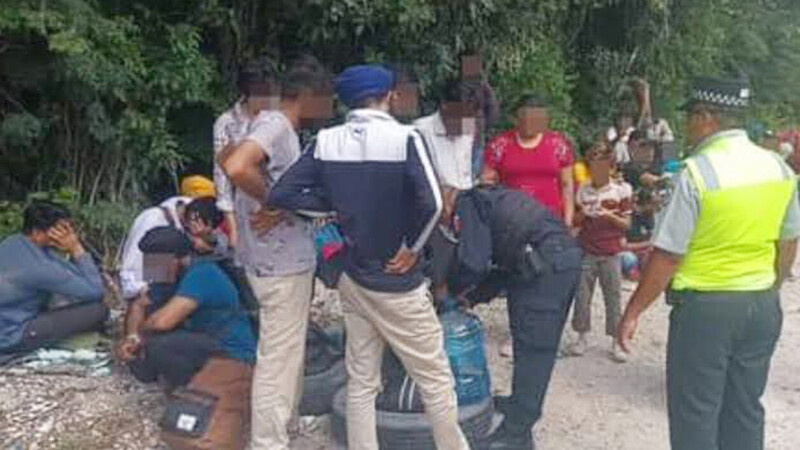 Rescatan a 81 migrantes en Leona Vicario