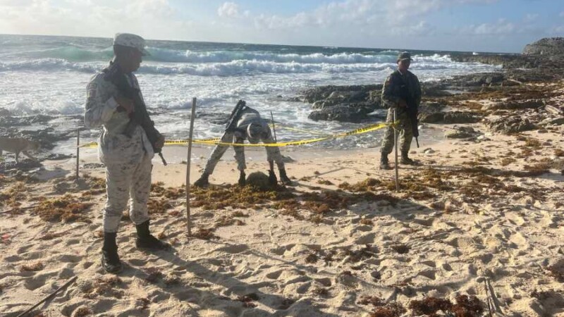 Recala paquete de droga en la costa oriental de Cozumel