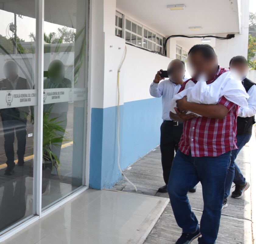 Rescatan a recién nacida reportada como desaparecida en Chetumal; tras la denuncia por parte de sus familiares, se activó el protocolo de Alerta Amber.