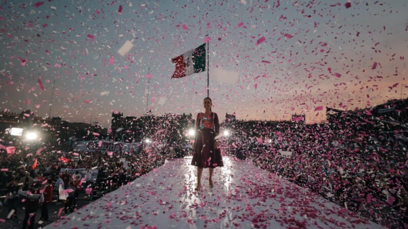 Arranca Sheinbaum campaña: "Cuidaremos legado de AMLO"