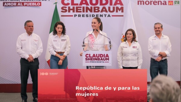 Propone Claudia Sheinbaum su “República de y para las mujeres”