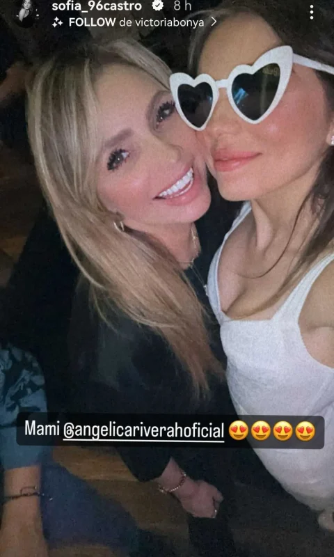 Sofía Castro celebra despedida de soltera junto a su madre Angélica Rivera