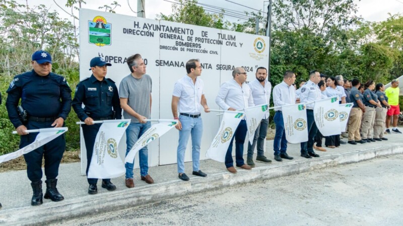 Arranca Operativo Semana Santa Segura 2024 en Tulum