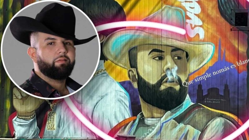 Vandalizan mural de Carin León en Hermosillo