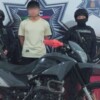 Detienen en Haciendas del Caribe a un menor con una motocicleta robada.