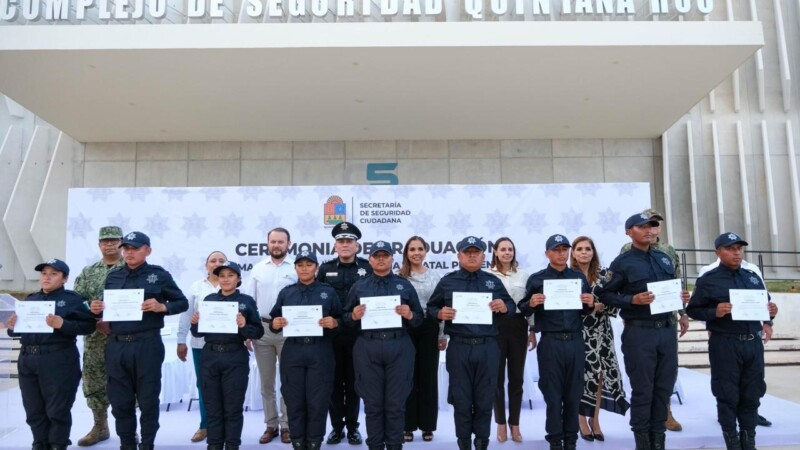 Se gradúa nueva generación de elementos estatales para sumarse a la estrategia de construcción de la paz y la seguridad