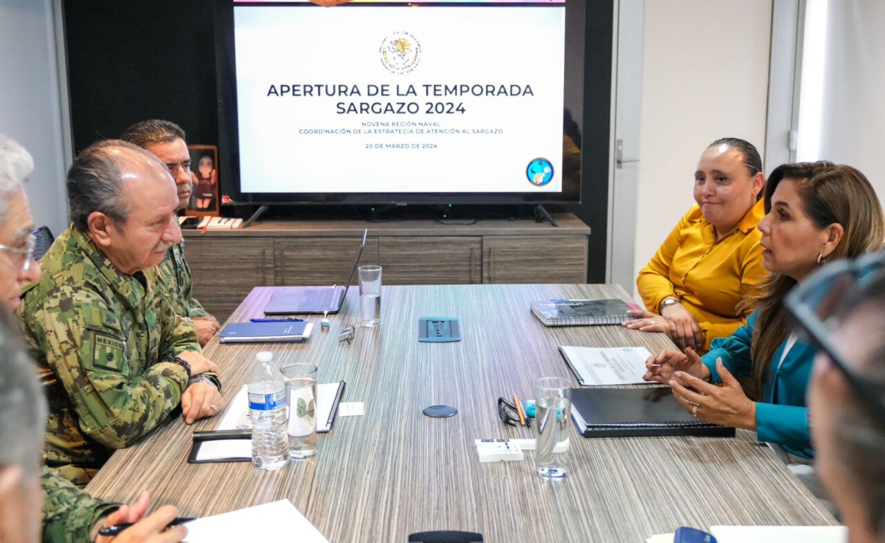 Se puso en marcha la estrategia para la atención en Quintana Roo, a cargo de la Secretaría de Marina en coordinación con autoridades y empresarios.