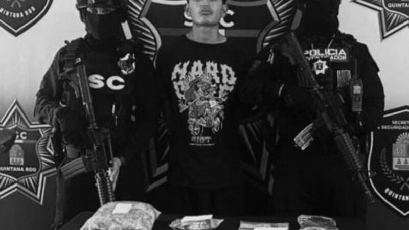 Detienen a sujeto por delitos contra la salud en Haciendas del Caribe