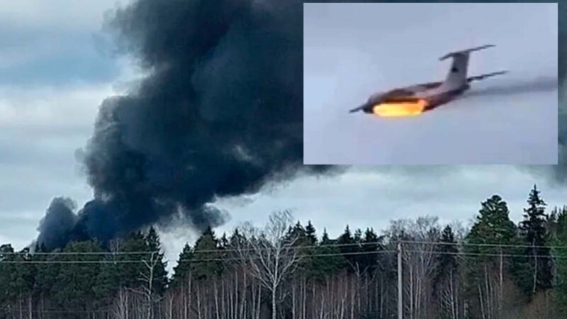 Se estrella avión militar ruso con 15 ocupantes, todos mueren