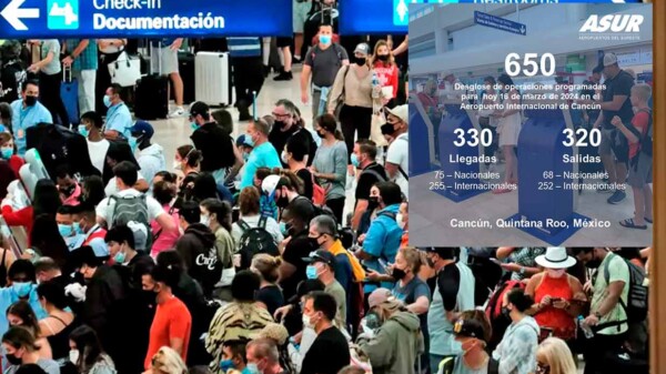 Se mantiene Aeropuerto de Cancún con excelentes números