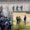 Ataca Policia de Texas a migrantes con balas de goma