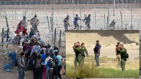 Ataca Policia de Texas a migrantes con balas de goma