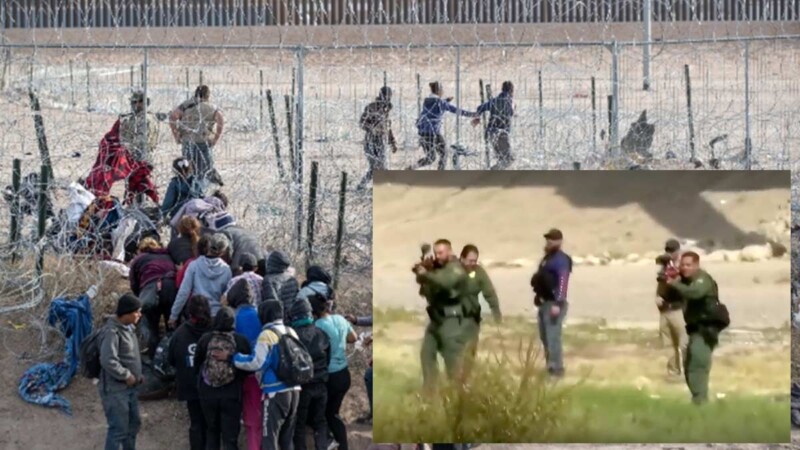 Ataca Policia de Texas a migrantes con balas de goma