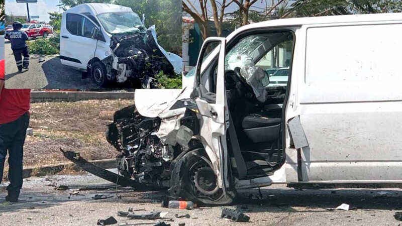 Grave accidente en la carretera Cancún-Puerto Morelos deja 5 lesionados