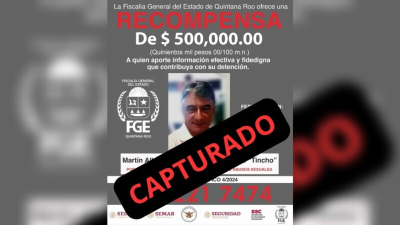 Detienen en Tizimín a prófugo de la justicia en Quintana Roo