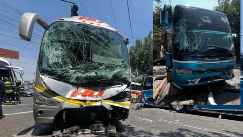 Carambola vehicular en CDMX deja 13 lesionados