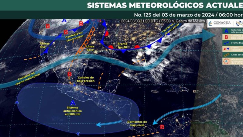 Pronóstico del clima para hoy domingo 3 de marzo 2024 en Quintana Roo