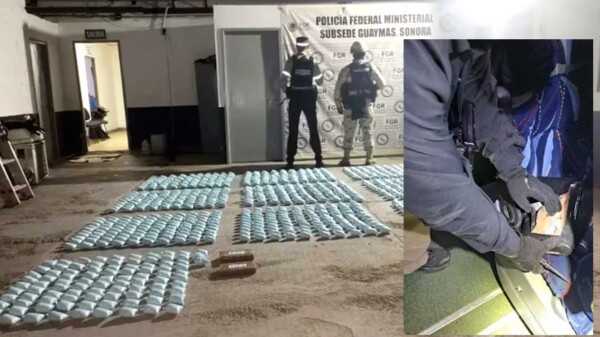 Le aseguran al narco millonario cargamento de fentanilo en Sonora