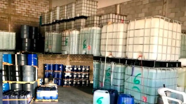 Aseguran autoridades 100 toneladas de precursores químicos en Sinaloa