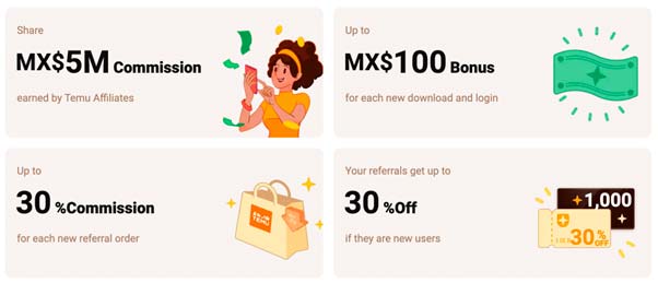 ¿Cuánto puedes ganar a través del Programa de Afiliados de TEMU?