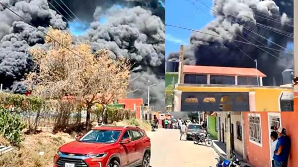 Incendio arrasa tres viviendas en Comitán, Chiapas