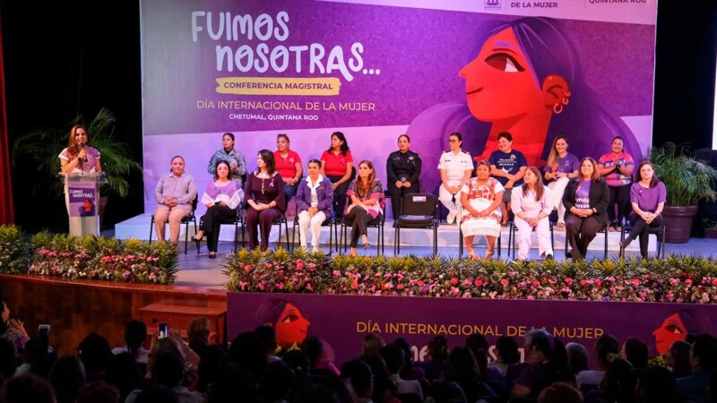 Se conmemora en Quintana Roo el Día Internacional de la Mujer