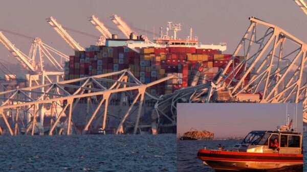 Hallan cadáver de mexicano desaparecido en accidente de Baltimore