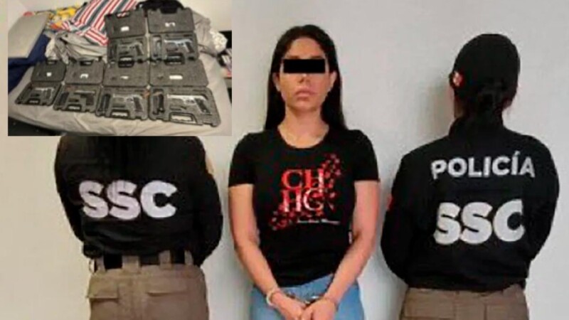 Detienen en CDMX a presunta traficante de armas vía WhatsApp