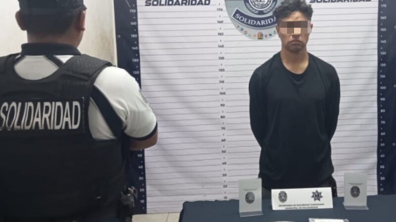 En Playa del Carmen detienen a presunto extorsionador de negocios